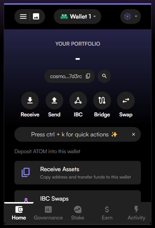 Leap Wallet Step 5